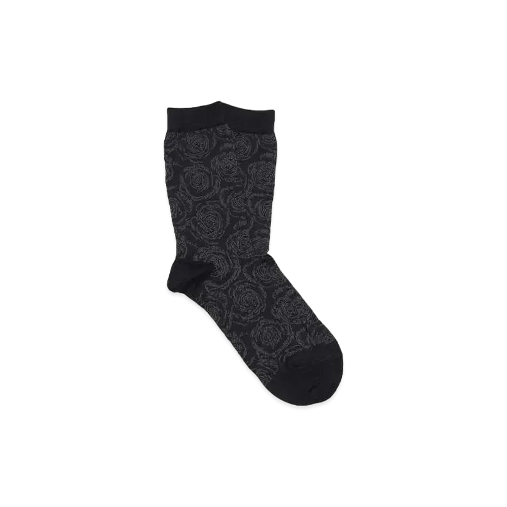 LAD MUSICIAN SOCKS ROSE "BLACK x CHARCOAL"