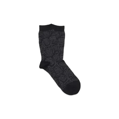 LAD MUSICIAN SOCKS ROSE "BLACK x CHARCOAL"