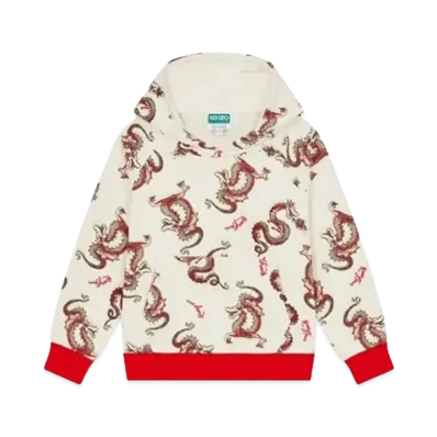 KENZO 'YEAR OF THE DRAGON' Print Sweat "Cream"