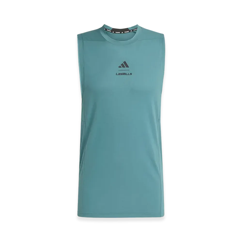 adidas Les Mills Graphic Tank Top "Preloved Teal"