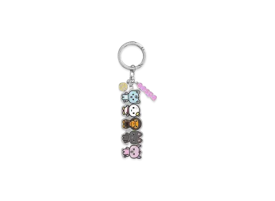 A BATHING APE x aespa Metal Keychain "Multi"