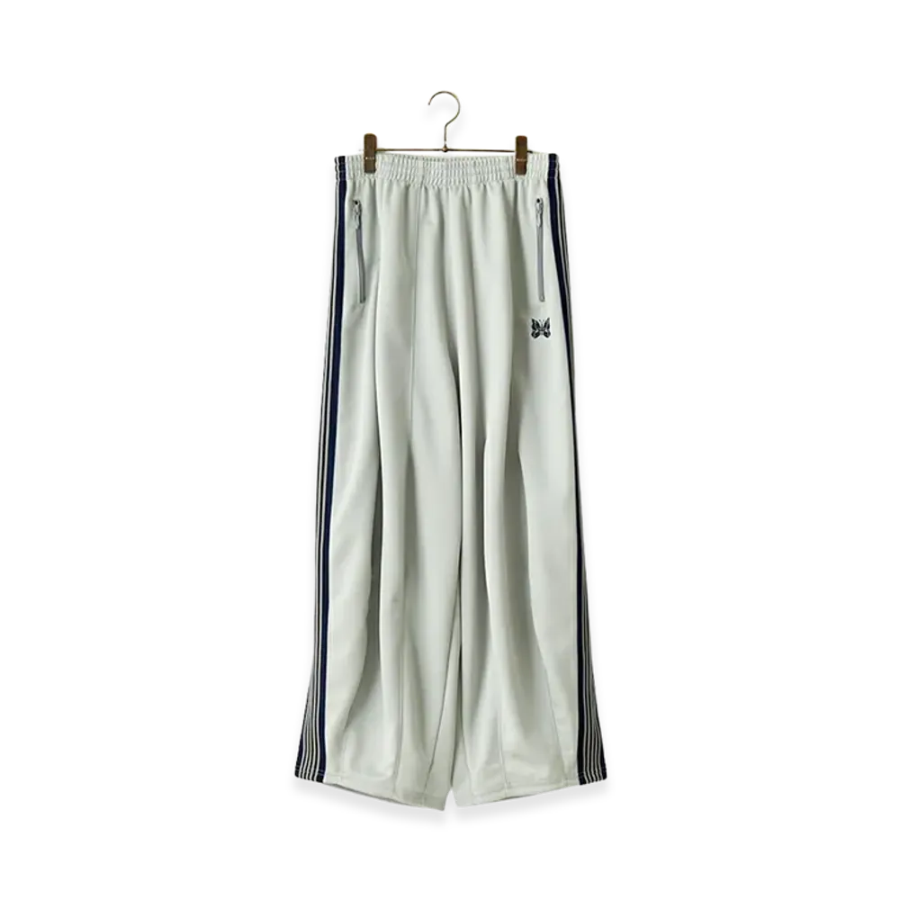 NEEDLES x Jeans Factory H.D. Track Pants Poly Smooth "GreyDark Blue"