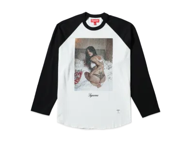 Supreme x Larry Clark Sequin Raglan L/S Top "Black"