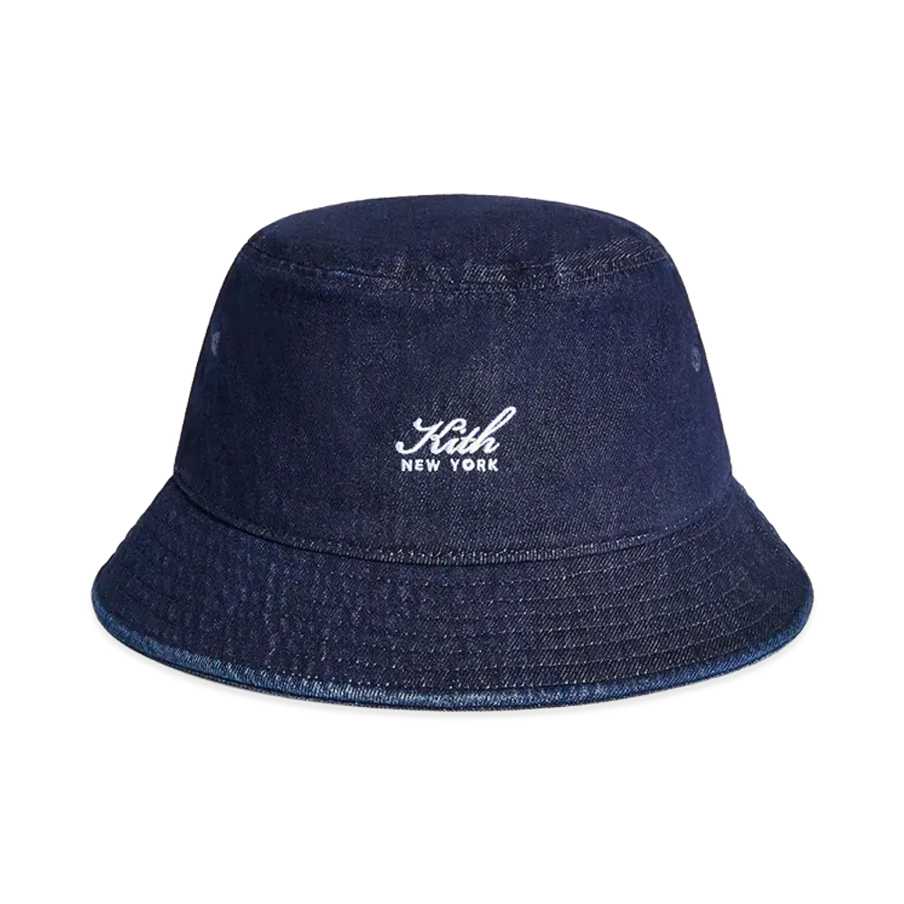 Kith Raw Denim Dawson Bucket Hat "Savin Wash"