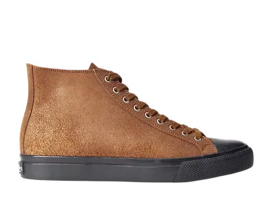 RRL Ralph Lauren Mayport Suede Sneaker "Brown"