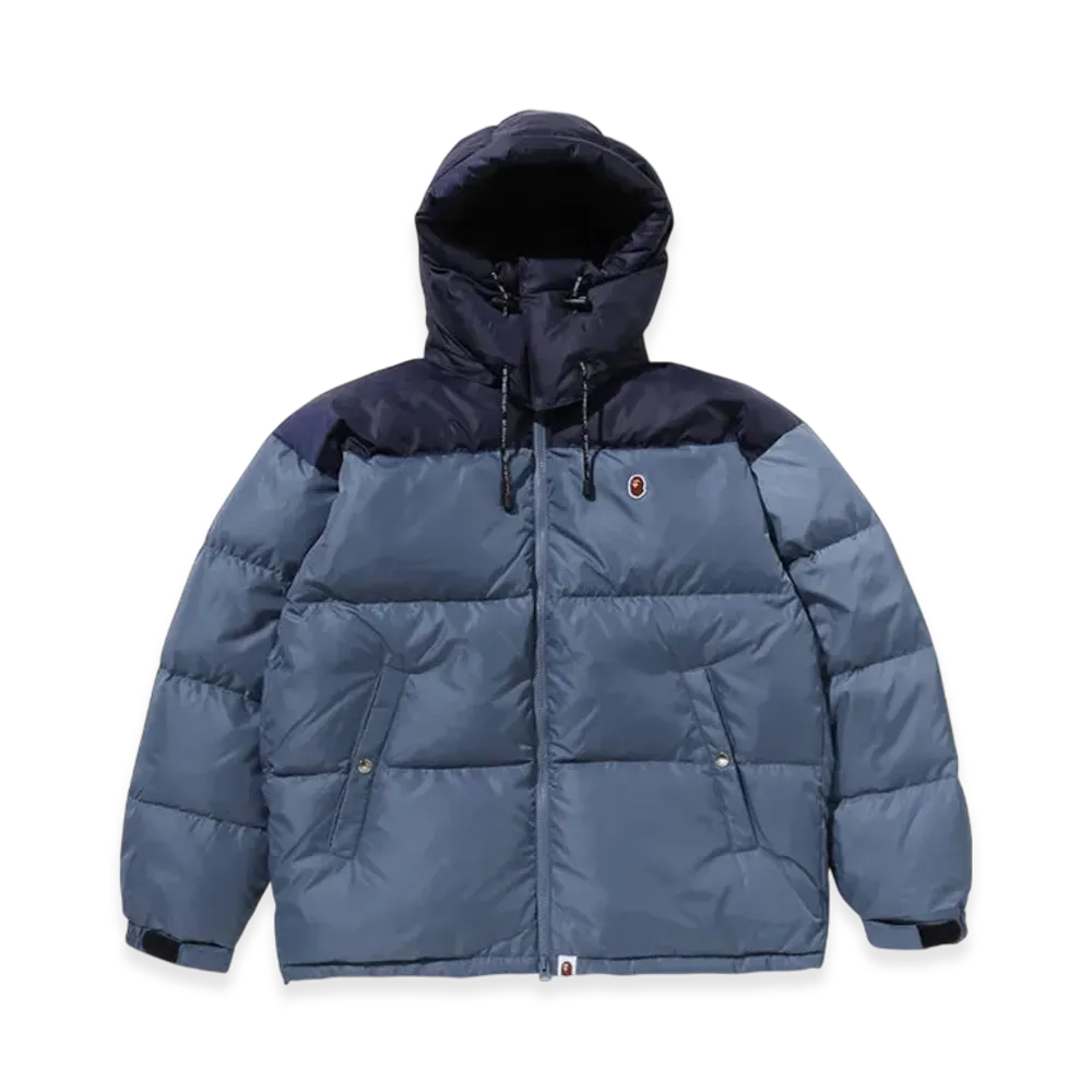A BATHING APE One Point Relaxed Fit Down Jacket "Navy"