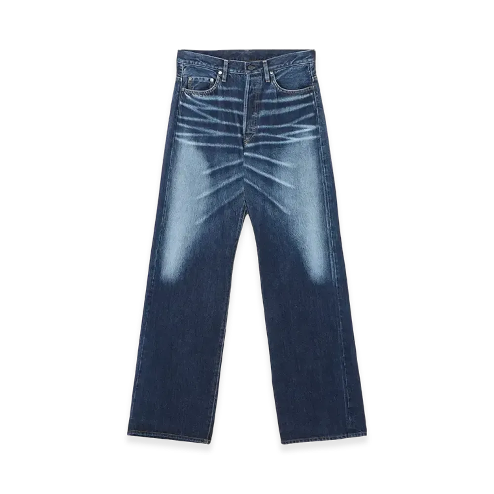 Yohji Yamamoto POUR HOMME Sp 14OZ Mw Denim 5 Pockets Pants "Blue"