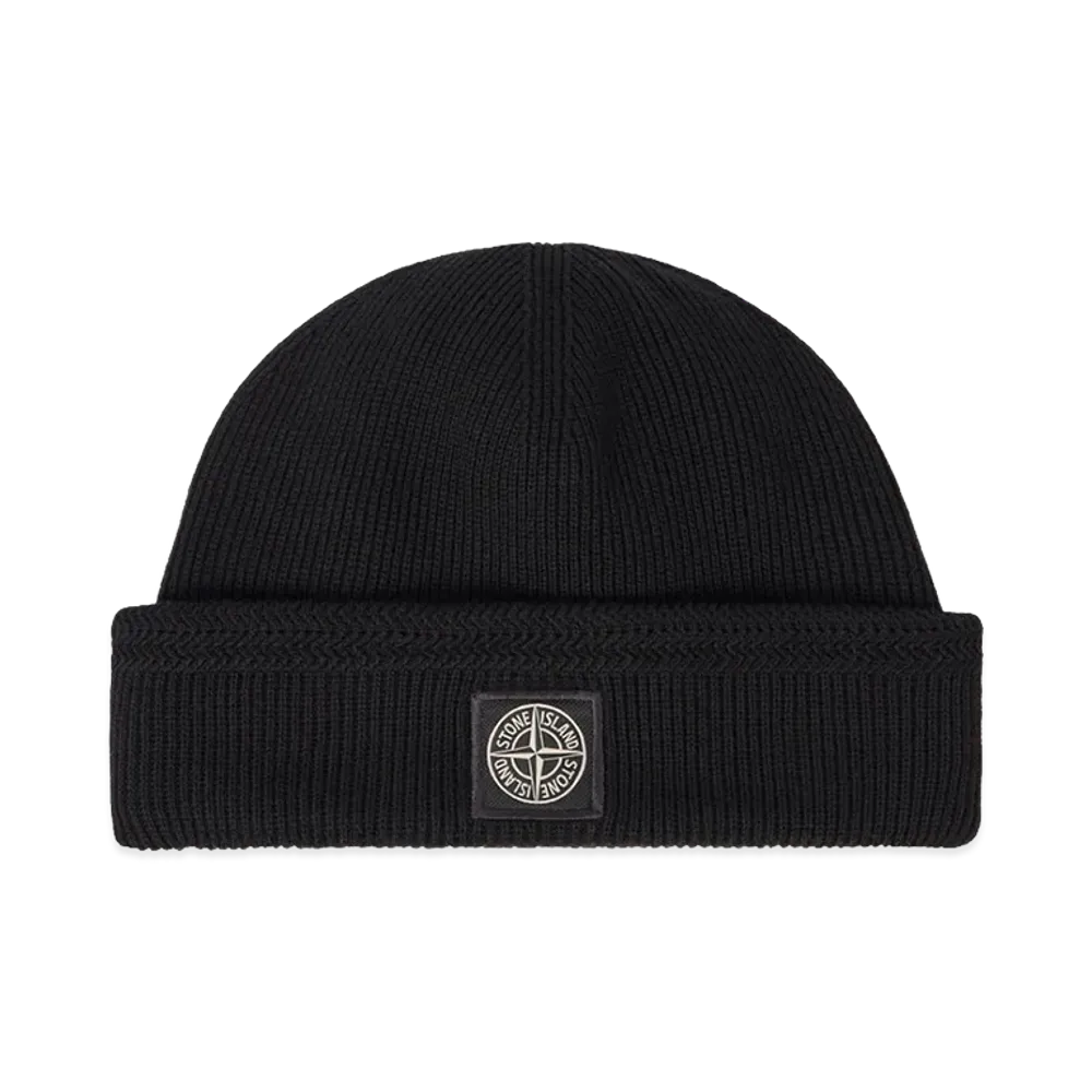 Stone Island N100102 Ribbed Soft Organic Cotton "Black"