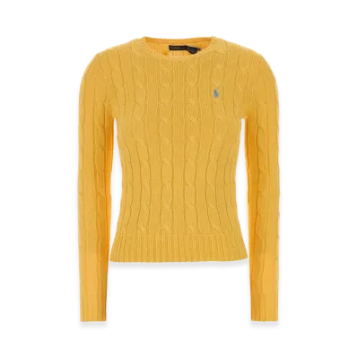 Polo Ralph Lauren Women's Cotton Sweater "Yellow"