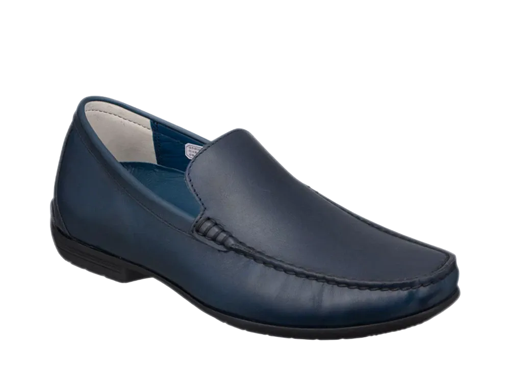 REGAL Loafer Calf Leather "Navy" 56HRAF_S