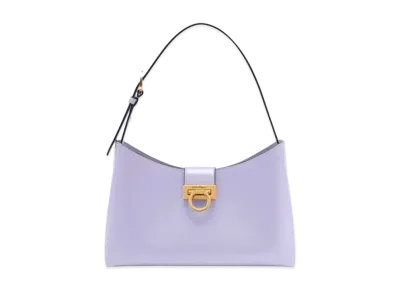 Salvatore Ferragamo Trifolio Shoulder Bag "Purple"