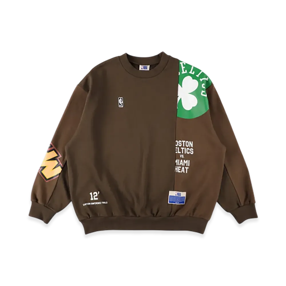 WIND AND SEA x NBA Panel Sweatshirts "Celtics Heat"