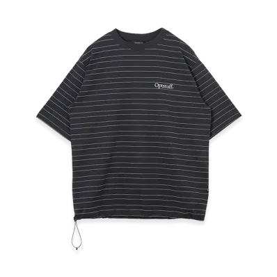 Optstuff Drawstring Classic Border T-Shirt "Navy"
