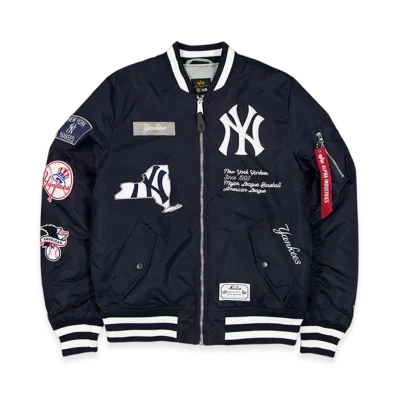 NEW ERA x MLB x Alpha Industries MA-1 Bomber Jacket New York Yankees "Navy"