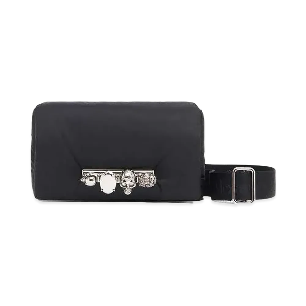 Alexander McQUEEN Puffy Knuckles Bumbag "Black"
