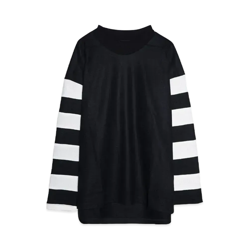 White Mountaineering HOCKEY SHIRT "BLACK"
