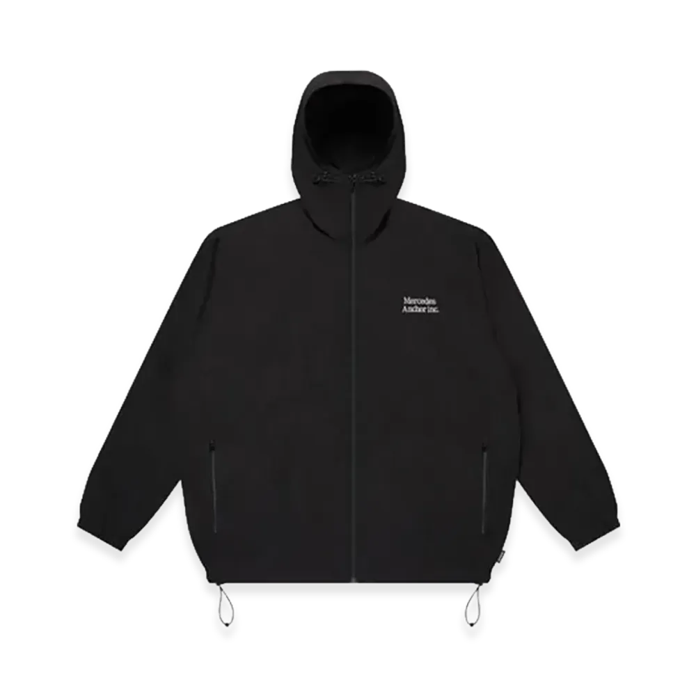 Mercedes Anchor inc. Ripstop Nylon Hooded Jacket "Black"