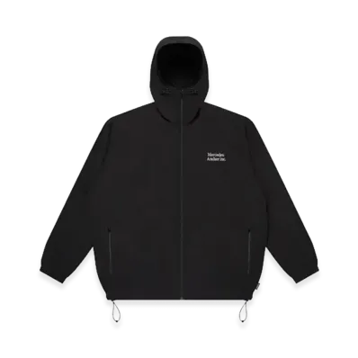 Mercedes Anchor inc. Ripstop Nylon Hooded Jacket "Black"