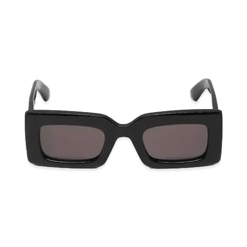 Alexander McQUEEN Bold Rectangular Sunglasses "Black/Smoke"