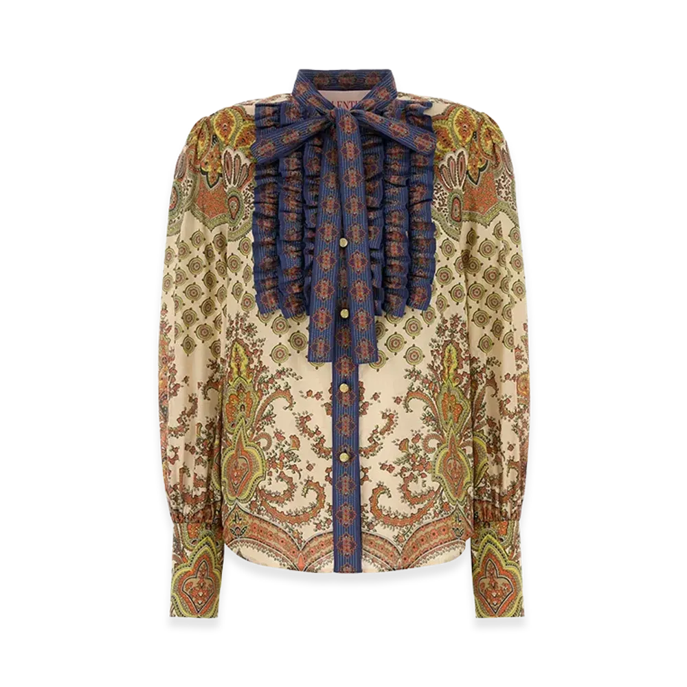 Valentino Women's Muslin Shirt "Printed"