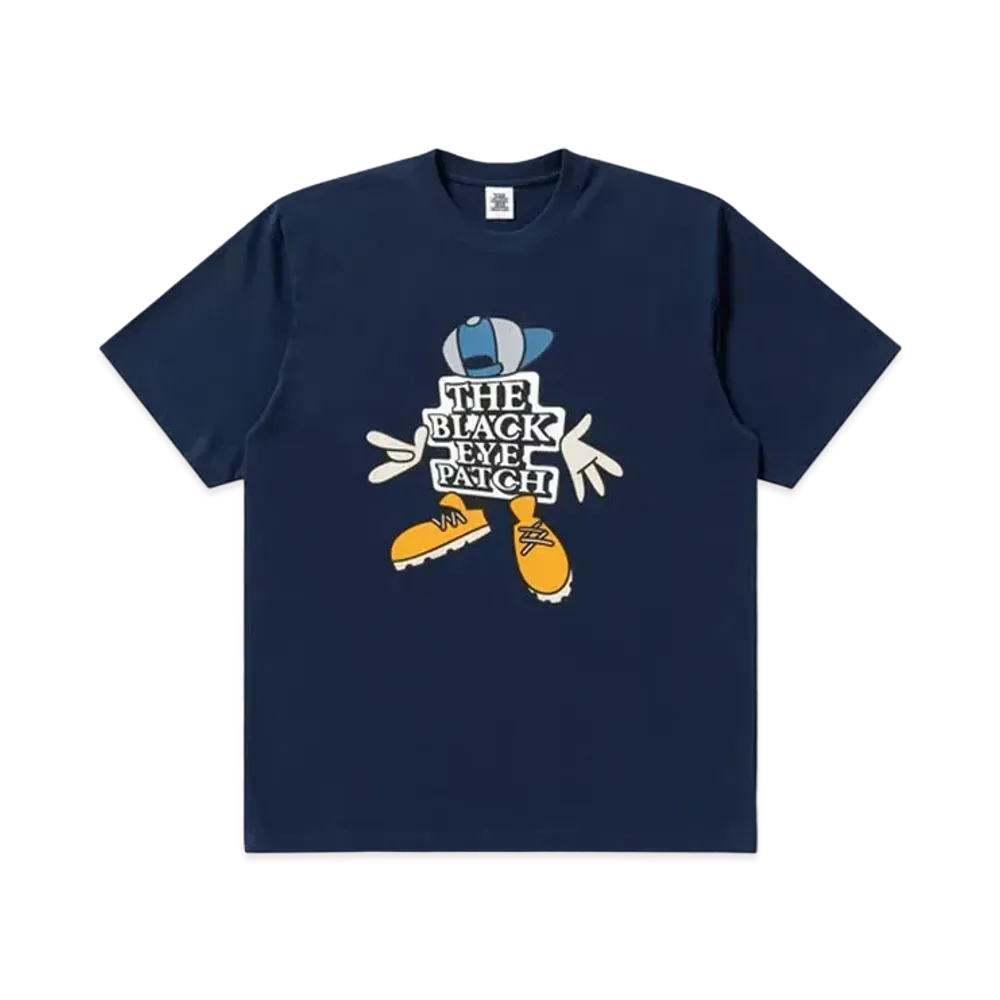 Black Eye Patch OG Boy Tee "Navy"