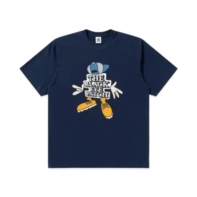 Black Eye Patch OG Boy Tee "Navy"