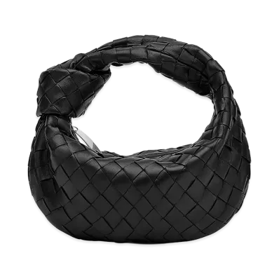 Bottega Veneta Women's Nappa Leather Mini Jodie Handbag "Black"