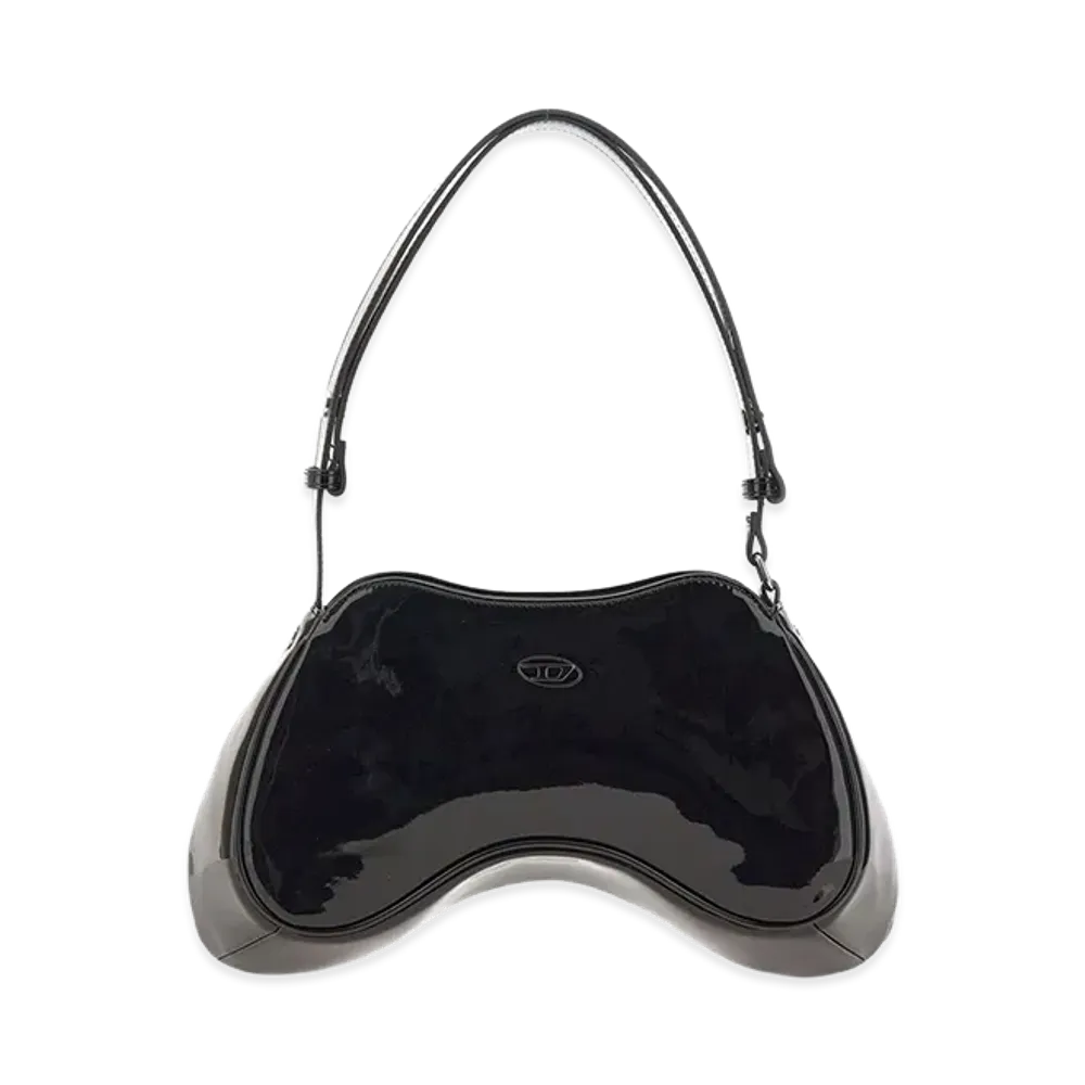 Diesel Women's Play Shoulder Shoulder Bag "Black"