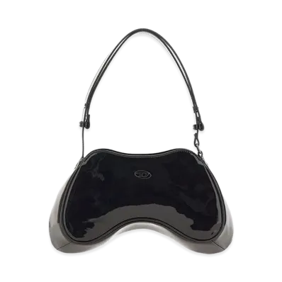 Diesel Women's Play Shoulder Shoulder Bag "Black"