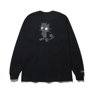 FRAGMENT x POKEMON THUNDERBOLT PROJECT PRINT L/S TEE "Black"