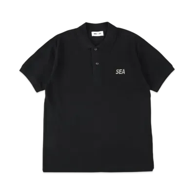 WIND AND SEA Sea CT Kanoko Polo Shirt Black