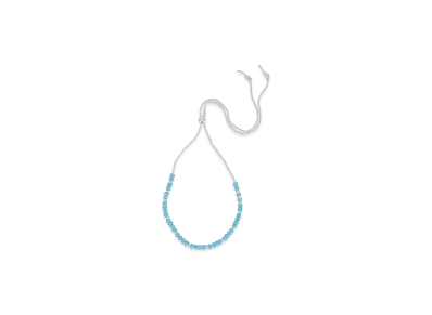 WIND AND SEA IVX Japan WDS White Hearts Deerskin Necklace "Turquoise"
