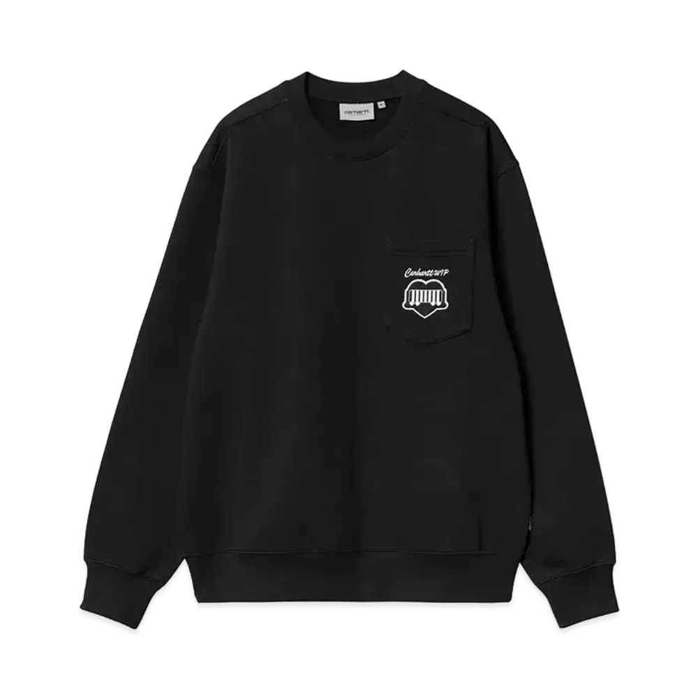 Carhartt WIP Heart Train Pocket Sweat "Black"