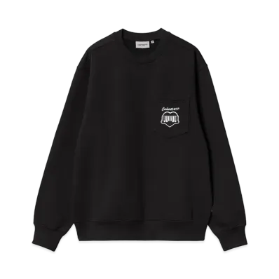 Carhartt WIP Heart Train Pocket Sweat "Black"