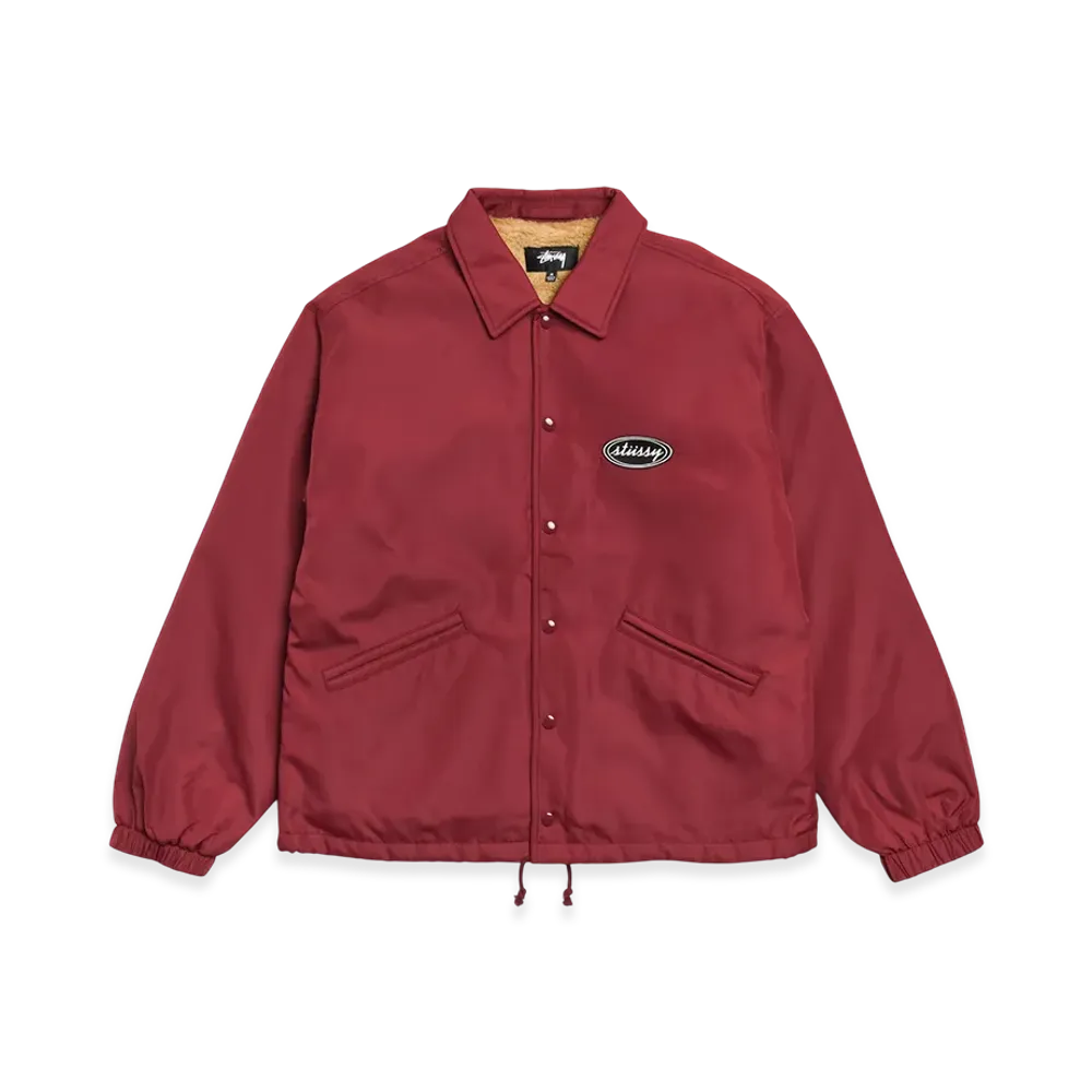 Stussy Coaches Jacket "Burgundy"