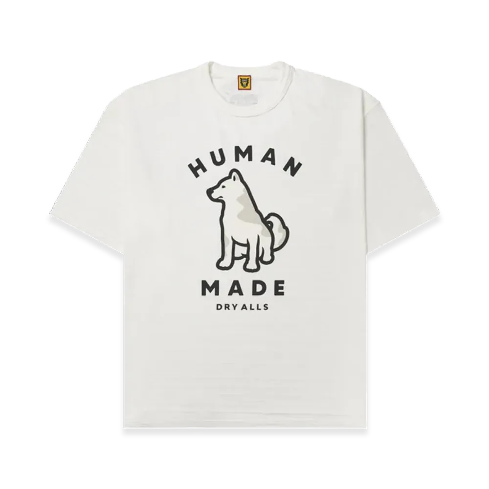 HUMAN MADE Worksout 20th Anniversary Jindo Dog Graphic T-Shirt "White"