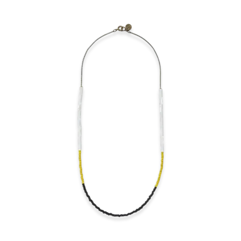 UNDERCOVER Brass x Beads Necklace "Yellow"