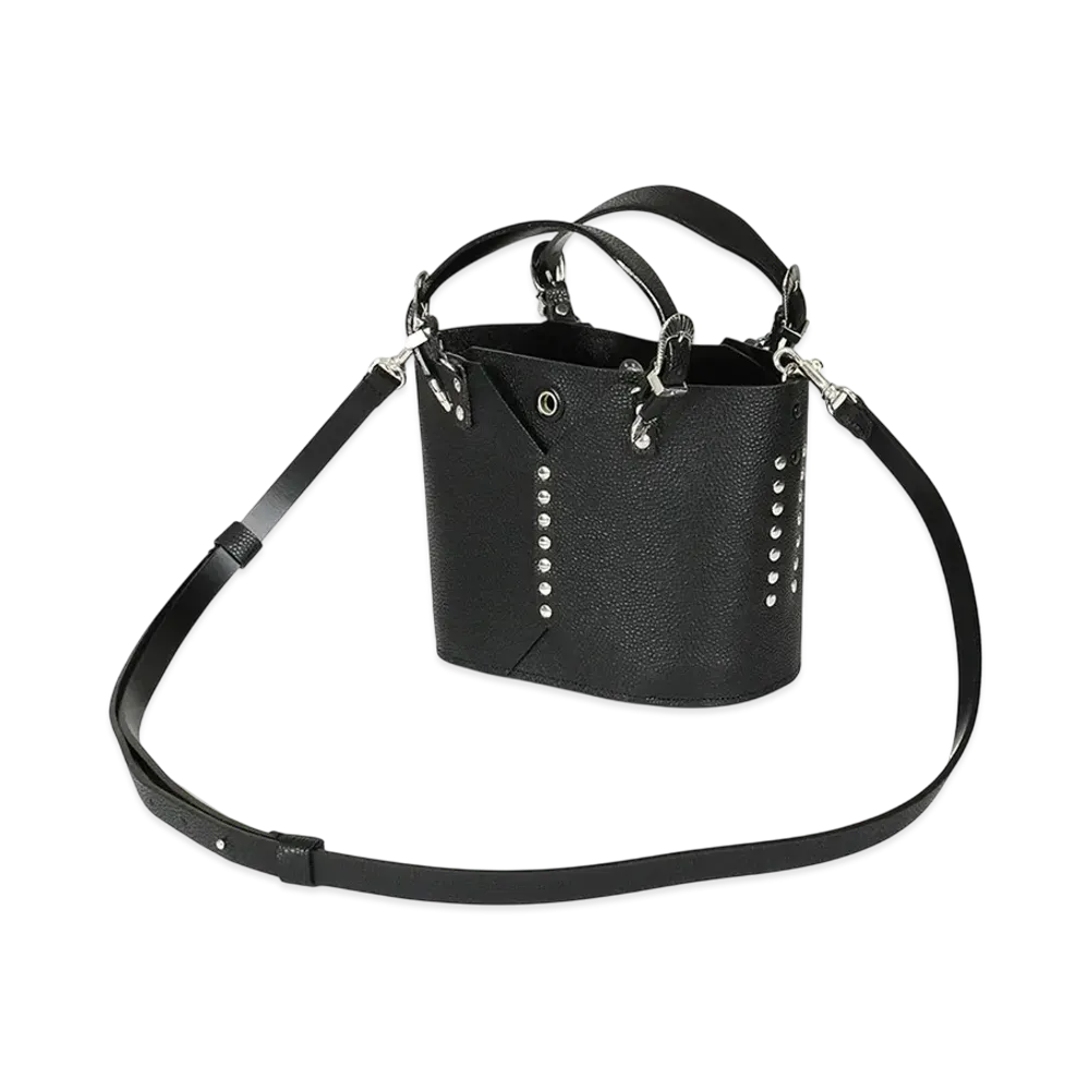 TOGA VIRILIS Leather Tote Bag Mini "Black" TZ241-AG969