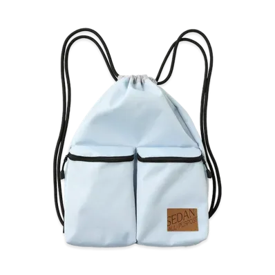 SEDAN ALL-PURPOSE Drawstring Knappsack "Pale Blue"
