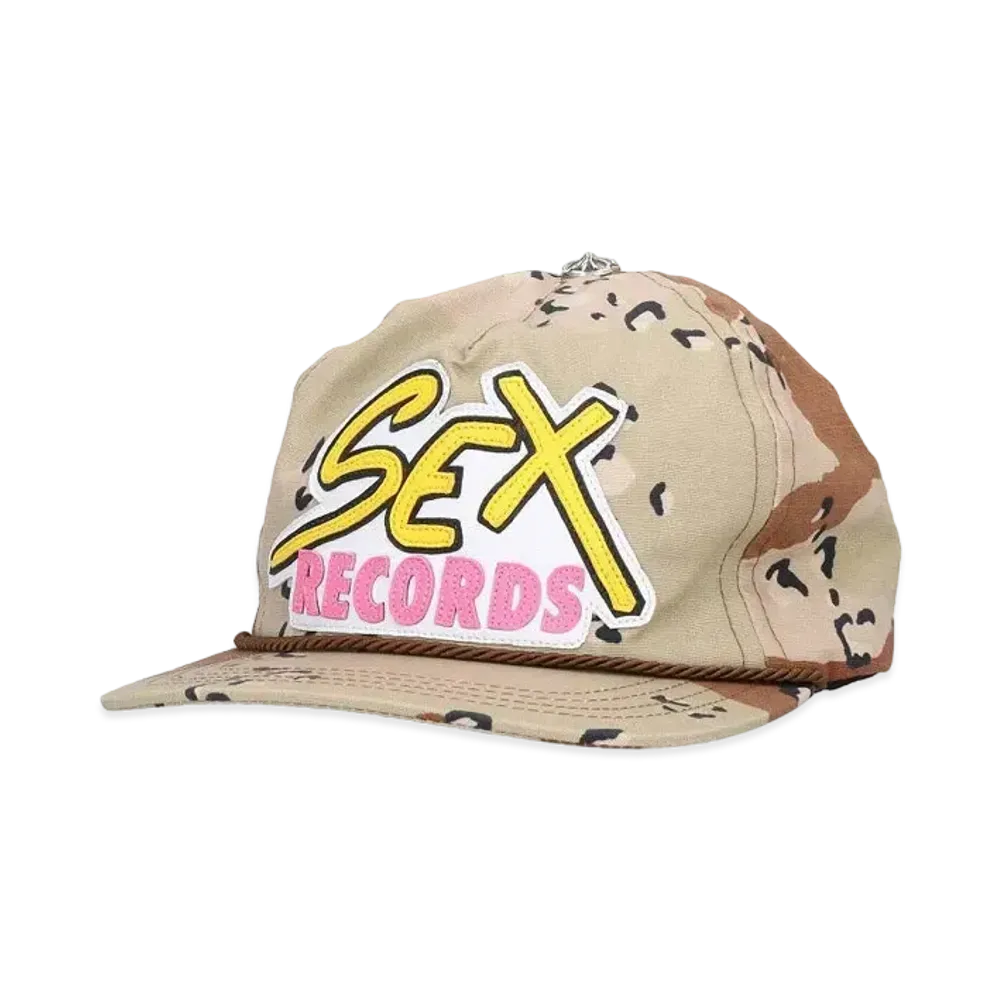 Chrome Hearts Matty Boy Sex Records 5 Panel Cap "Beige/Pink"