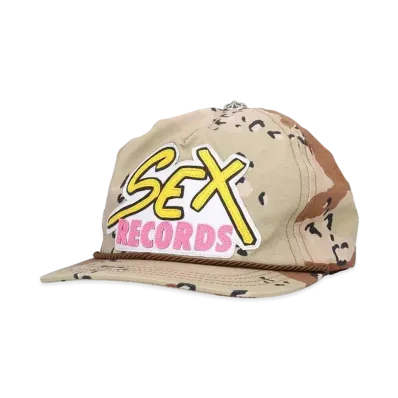 Chrome Hearts Matty Boy Sex Records 5 Panel Cap "Beige/Pink"