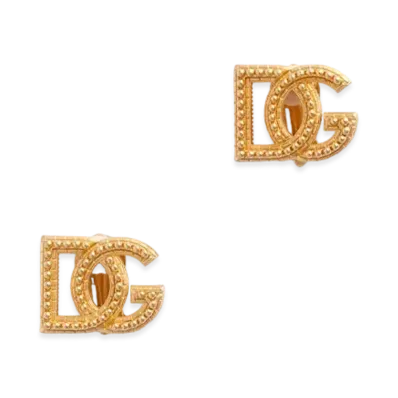 Dolce&Gabbana Clip Earrings DG Logo "Gold"