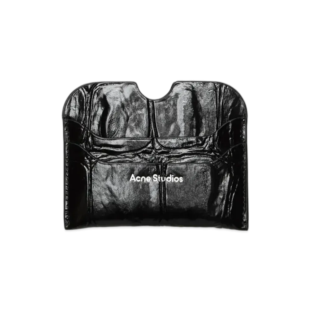 Acne Studios Leather Card Holder "Black"