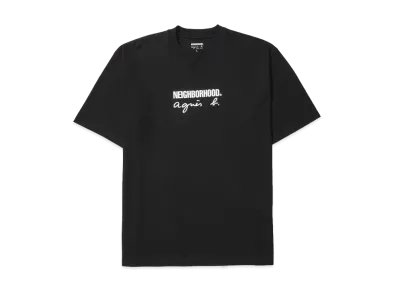 NEIGHBORHOOD x agnes b. Crewneck SS-1 "Black"