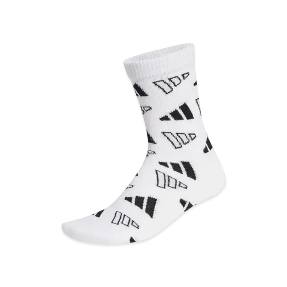 adidas Monogram Socks "White/Black"