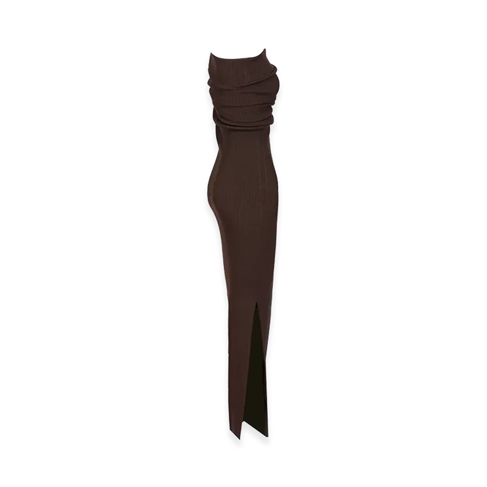 Rick Owens Women's Athena Dress "Brown"