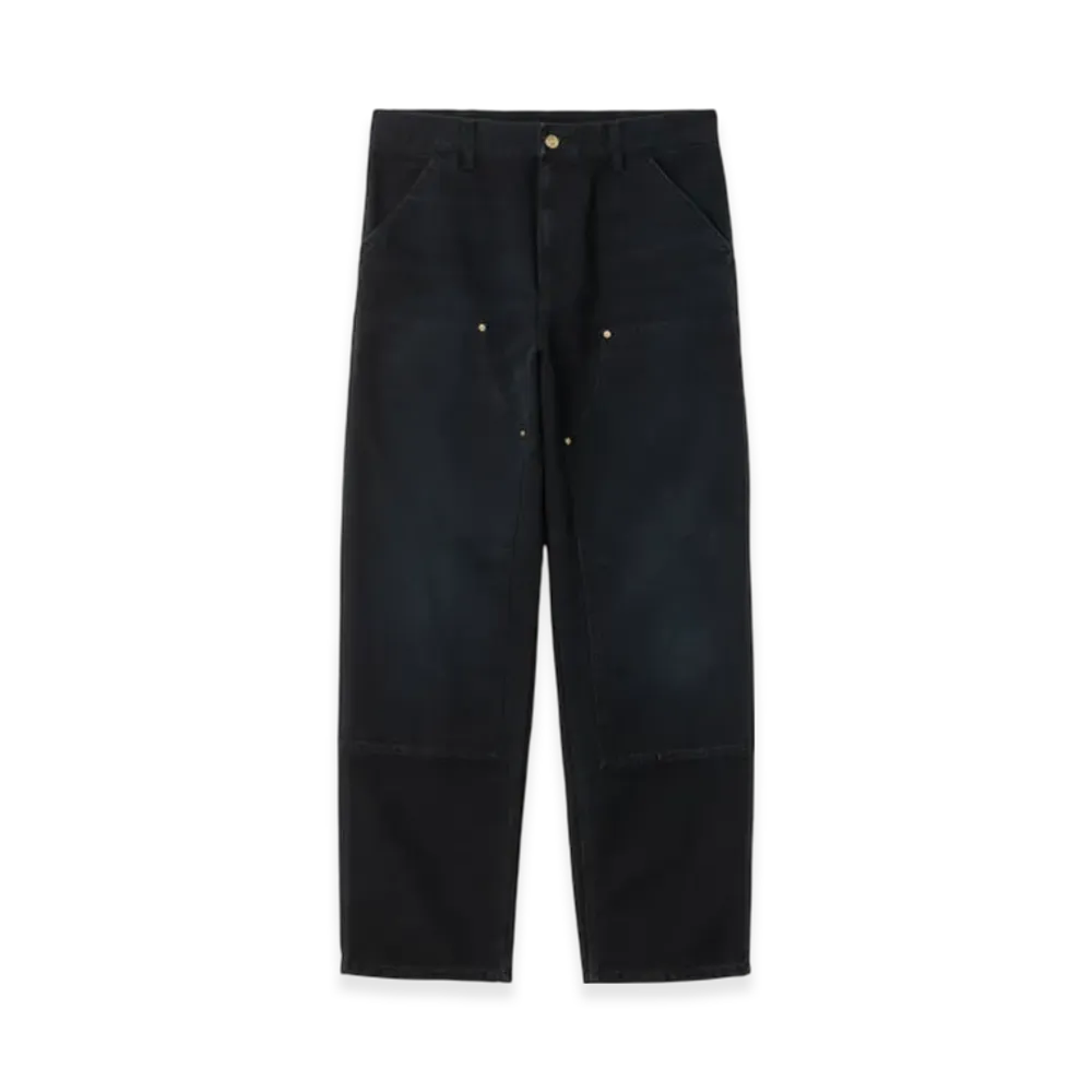 Carhartt WIP Double Knee Pant "Black(Stone Canvas)"