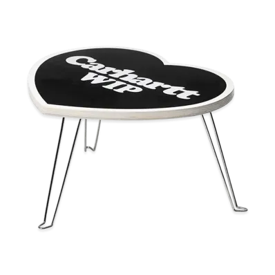 Carhartt WIP Heart Folding Table "Black/White"