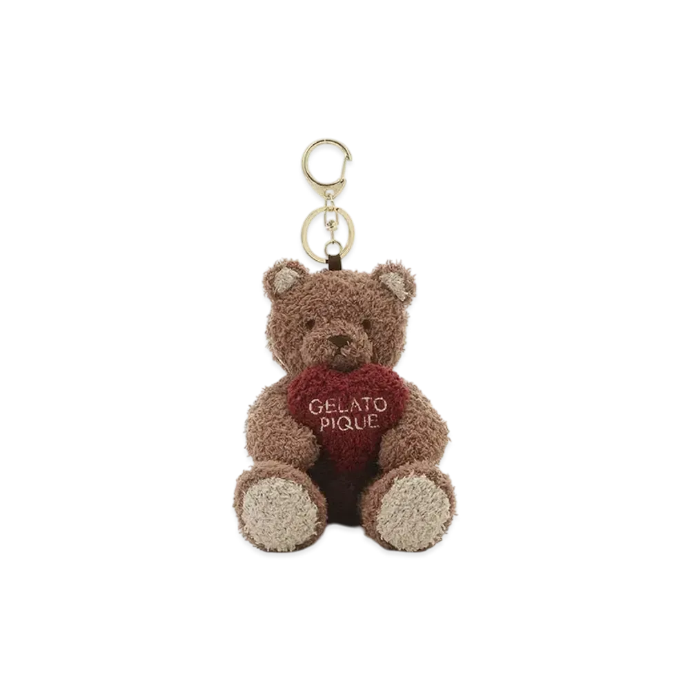 GELATO PIQUE Valentine Baby Moco Heart Bear Charm "Brown"