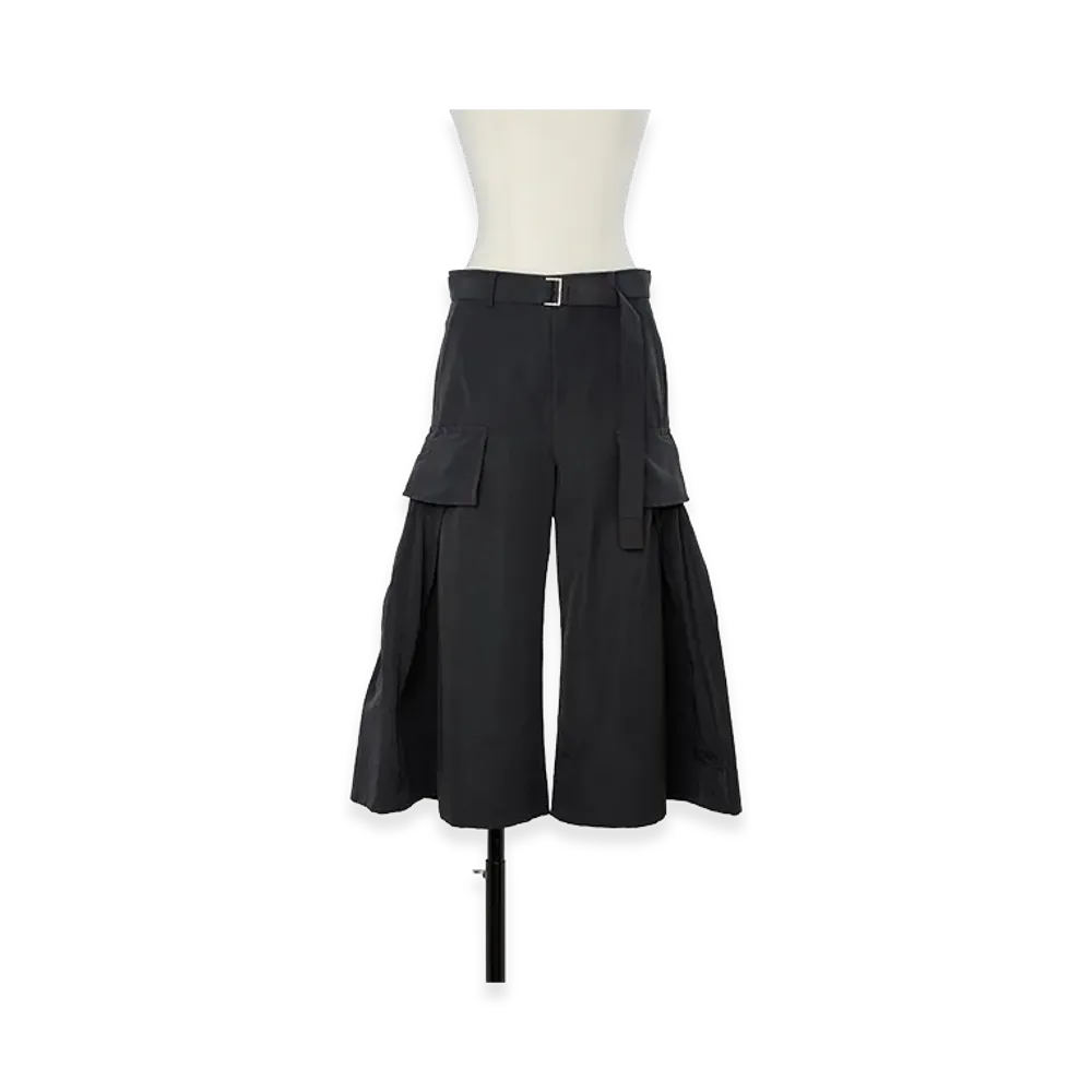 sacai Women's Grosgrain Pants "Black"